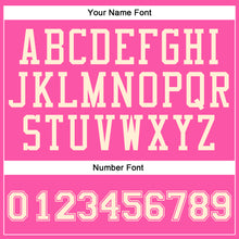 Загрузить изображение в средство просмотра галереи, Custom Pink Cream Round Neck Suit Basketball Jersey