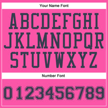 Загрузить изображение в средство просмотра галереи, Custom Pink Navy Round Neck Suit Basketball Jersey