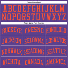 Charger l'image dans la galerie, Custom Purple Orange Round Neck Suit Basketball Jersey