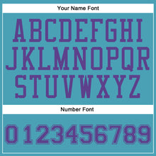 Charger l'image dans la galerie, Custom Teal Purple Round Neck Suit Basketball Jersey