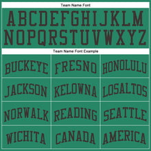 Загрузить изображение в средство просмотра галереи, Custom Kelly Green Brown Round Neck Suit Basketball Jersey