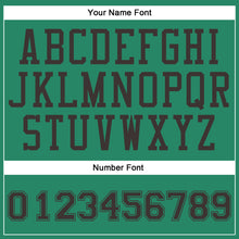 Загрузить изображение в средство просмотра галереи, Custom Kelly Green Brown Round Neck Suit Basketball Jersey