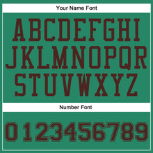 Charger l'image dans la galerie, Custom Kelly Green Brown Round Neck Suit Basketball Jersey