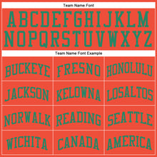 Load image into Gallery viewer, Custom Orange Kelly Green Round Neck Suit Basketball Jersey