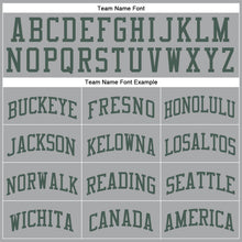 Laden Sie das Bild in den Galerie-Viewer, Custom Gray Green Round Neck Suit Basketball Jersey