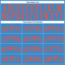 Laden Sie das Bild in den Galerie-Viewer, Custom Blue Orange Round Neck Suit Basketball Jersey