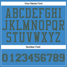 Laden Sie das Bild in den Galerie-Viewer, Custom Blue Green Round Neck Suit Basketball Jersey