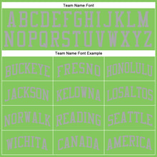 Laden Sie das Bild in den Galerie-Viewer, Custom Neon Green Gray Round Neck Suit Basketball Jersey