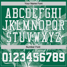 Load image into Gallery viewer, Custom Kelly Green-White Feather Wing Boho Style Round Neck Sublimation Basketball Uniform Jersey