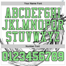 Charger l'image dans la galerie, Custom White Pea Green-Black Feather Boho Style Round Neck Sublimation Basketball Uniform Jersey