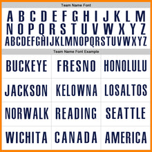 Load image into Gallery viewer, Custom Bay Orange Navy-White Authentic Baseball Jersey