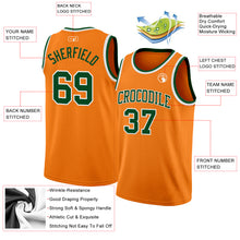 Charger l'image dans la galerie, Custom Bay Orange Green-White Authentic Basketball Jersey