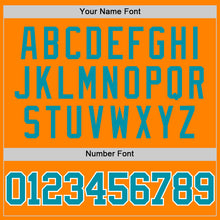 Charger l'image dans la galerie, Custom Bay Orange Teal-White Authentic Basketball Jersey