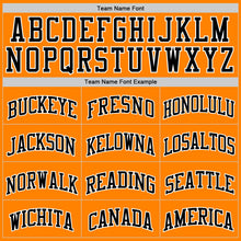 Charger l'image dans la galerie, Custom Bay Orange Black-White Authentic Basketball Jersey