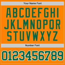 Charger l'image dans la galerie, Custom Bay Orange Kelly Green-White Authentic Basketball Jersey