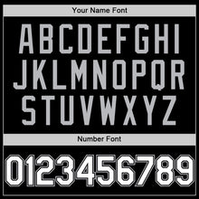 Загрузить изображение в средство просмотра галереи, Custom Black White Pinstripe Gray Authentic Sleeveless Baseball Jersey