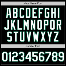 Charger l'image dans la galerie, Custom Black White-Kelly Green Mesh Authentic Throwback Baseball Jersey