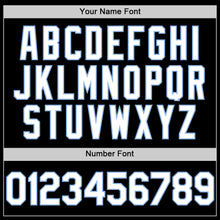 Charger l'image dans la galerie, Custom Black White-Light Blue Mesh Authentic Throwback Baseball Jersey