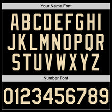 Charger l'image dans la galerie, Custom Black Cream Mesh Authentic Throwback Baseball Jersey