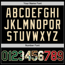 Charger l'image dans la galerie, Custom Black Vintage Mexican Flag-Cream Mesh Authentic Throwback Baseball Jersey