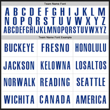 Charger l'image dans la galerie, Custom Black Royal-White Authentic Baseball Jersey