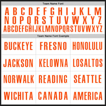 Загрузить изображение в средство просмотра галереи, Custom Black White-Orange Authentic Baseball Jersey