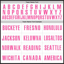 Загрузить изображение в средство просмотра галереи, Custom Black White-Pink Authentic Baseball Jersey