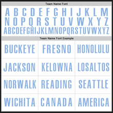 Загрузить изображение в средство просмотра галереи, Custom Black White-Light Blue Authentic Baseball Jersey