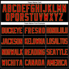 Laden Sie das Bild in den Galerie-Viewer, Custom Black Red-Old Gold Mesh Authentic Throwback Baseball Jersey