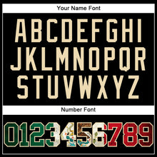 Laden Sie das Bild in den Galerie-Viewer, Custom Black Vintage Mexican Flag-Cream Mesh Authentic Throwback Baseball Jersey