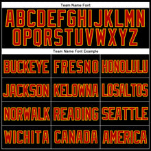 Laden Sie das Bild in den Galerie-Viewer, Custom Black Red-Gold Mesh Authentic Throwback Baseball Jersey