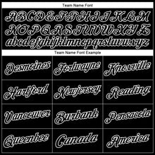 Charger l'image dans la galerie, Custom Stitched Black White Sports Pullover Sweatshirt Hoodie