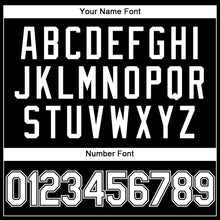 Загрузить изображение в средство просмотра галереи, Custom Stitched Black White Sports Pullover Sweatshirt Hoodie