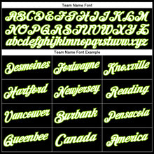 Charger l'image dans la galerie, Custom Stitched Black White-Neon Green Sports Pullover Sweatshirt Hoodie