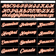 Charger l'image dans la galerie, Custom Stitched Black White-Orange Sports Pullover Sweatshirt Hoodie