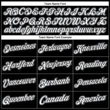 Laden Sie das Bild in den Galerie-Viewer, Custom Stitched Black White-Gray Sports Pullover Sweatshirt Hoodie