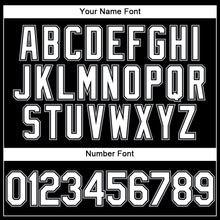 Laden Sie das Bild in den Galerie-Viewer, Custom Stitched Black White-Gray Sports Pullover Sweatshirt Hoodie