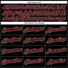 Charger l'image dans la galerie, Custom Stitched Black Crimson-City Cream Sports Pullover Sweatshirt Hoodie