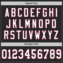 Charger l'image dans la galerie, Custom Black White-Maroon Mesh Authentic Throwback Football Jersey