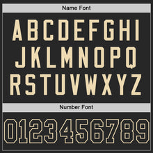 Загрузить изображение в средство просмотра галереи, Custom Black Cream Mesh Authentic Throwback Football Jersey