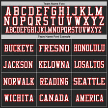 Charger l'image dans la galerie, Custom Black White-Red Mesh Authentic Throwback Football Jersey