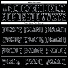 Загрузить изображение в средство просмотра галереи, Custom Black Gray Authentic Football Jersey