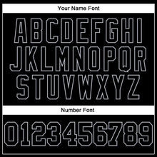 Загрузить изображение в средство просмотра галереи, Custom Black Gray Authentic Football Jersey