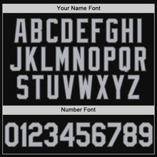 Загрузить изображение в средство просмотра галереи, Custom Black Gray-Steel Gray Authentic Throwback Baseball Jersey