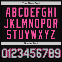 Charger l'image dans la galerie, Custom Black Gray-Pink Authentic Throwback Baseball Jersey