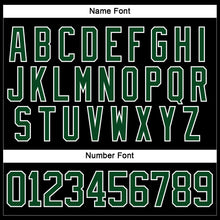 Загрузить изображение в средство просмотра галереи, Custom Black Green-White Hockey Jersey