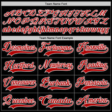 Charger l'image dans la galerie, Custom Black Red-White Hockey Jersey