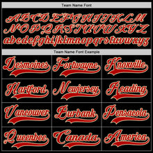 Charger l'image dans la galerie, Custom Black Red-Cream Hockey Jersey