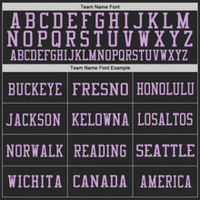 Laden Sie das Bild in den Galerie-Viewer, Custom Black Light Purple Mesh Authentic Football Jersey