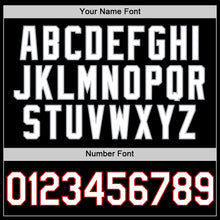 Загрузить изображение в средство просмотра галереи, Custom Black White-Red Authentic Throwback Basketball Jersey